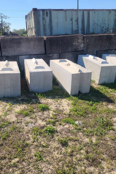 precast concrete blocks